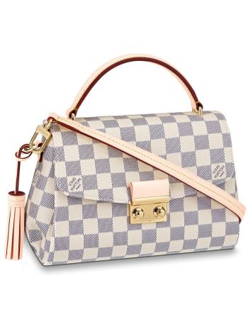 Louis Vuitton Croisette Damier Azur Canvas Bag White M41581