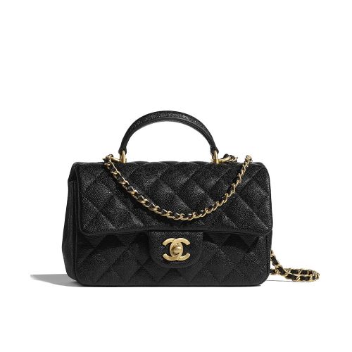 Chanel Mini Flap Bag With Top Handle